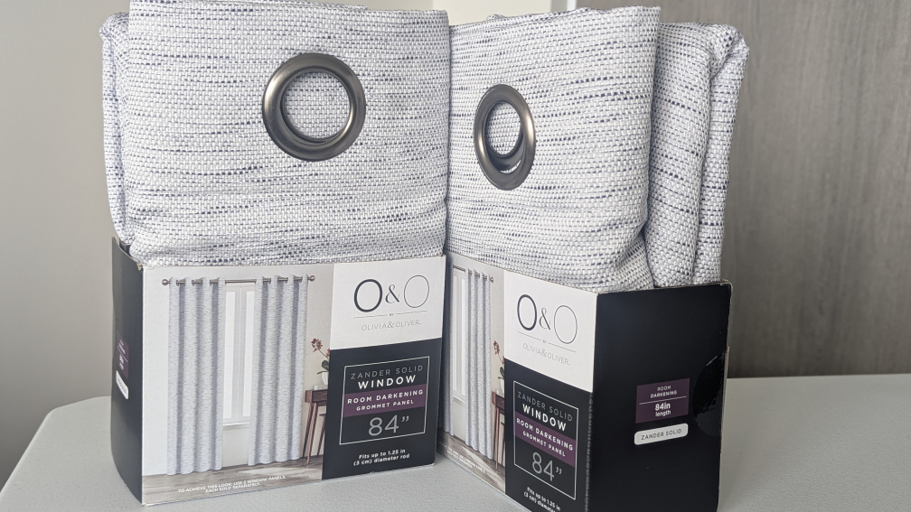 Olivia & Oliver Zander Solid Window Panel 84" Blackout Curtains