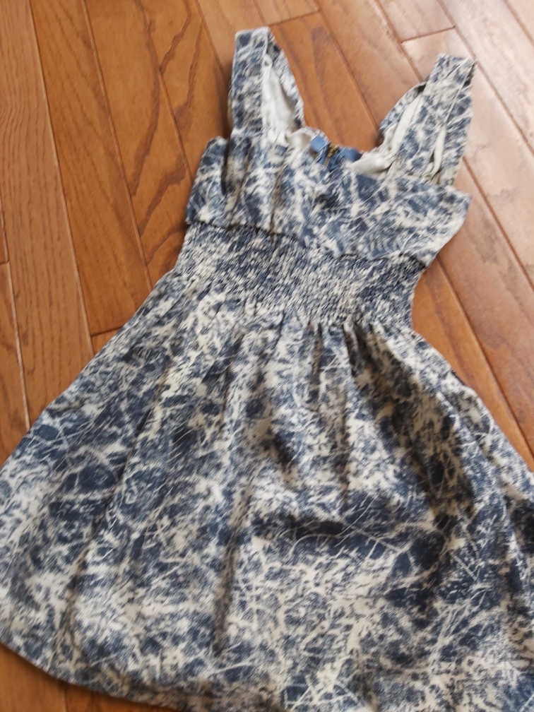 Patterned Sundress with Zipper Detail