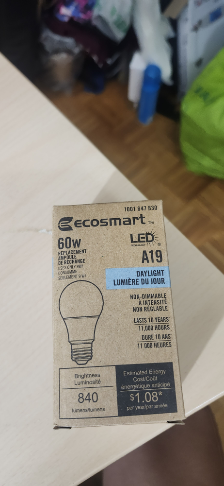 Ecosmart 60W LED 12 Pieces