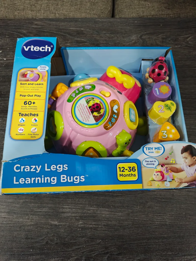VTech Crazy Legs Learning Bugs Toy (12-36 Months) thumbnail