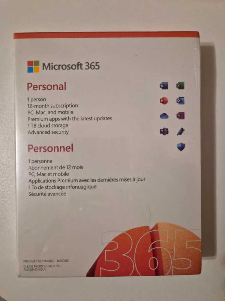 Microsoft 365 Personal 12-Month Subscription thumbnail