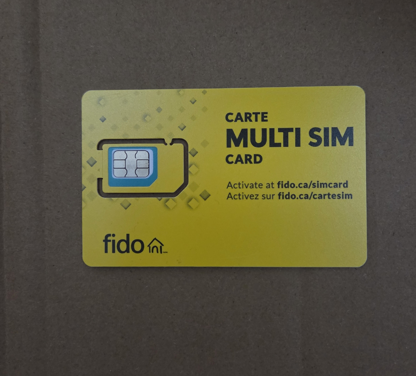 Fido Multi SIM Card