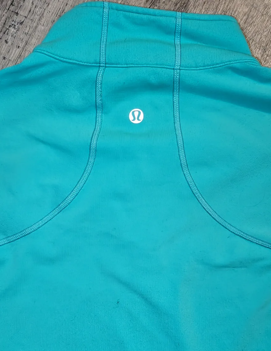 🧘🏼‍♀️Lululemon Athletica Turquoise Define Jacket - Size 8🧘🏼‍♀️ image indicator(3)
