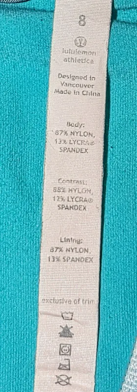 🧘🏼‍♀️Lululemon Athletica Turquoise Define Jacket - Size 8🧘🏼‍♀️ image indicator(5)
