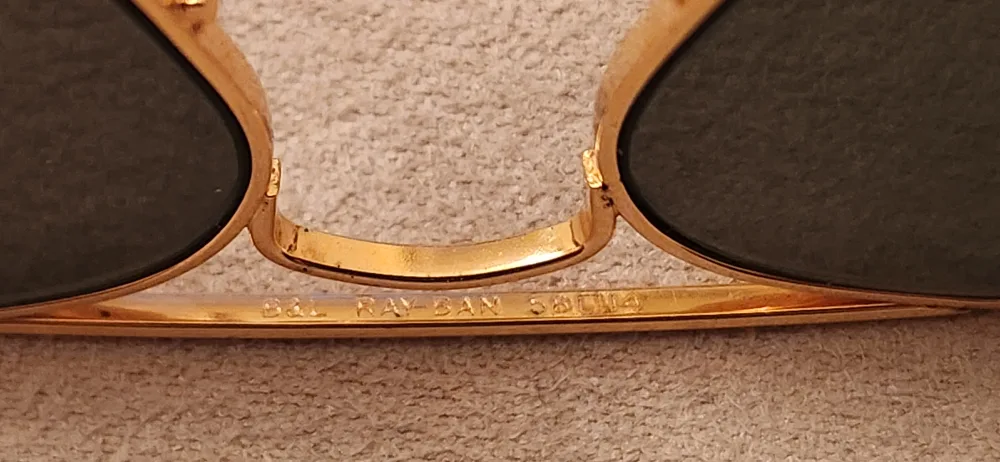 B&L Ray-Ban Aviator Sunglasses 58mm image indicator(4)