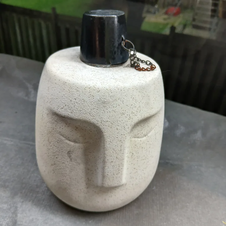 Face Design Outdoor Tiki Torch thumbnail