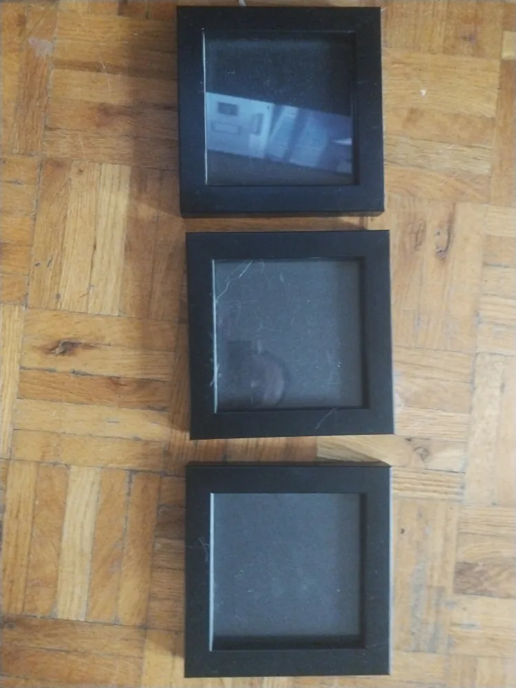 Set of 3 Black Picture Frames thumbnail