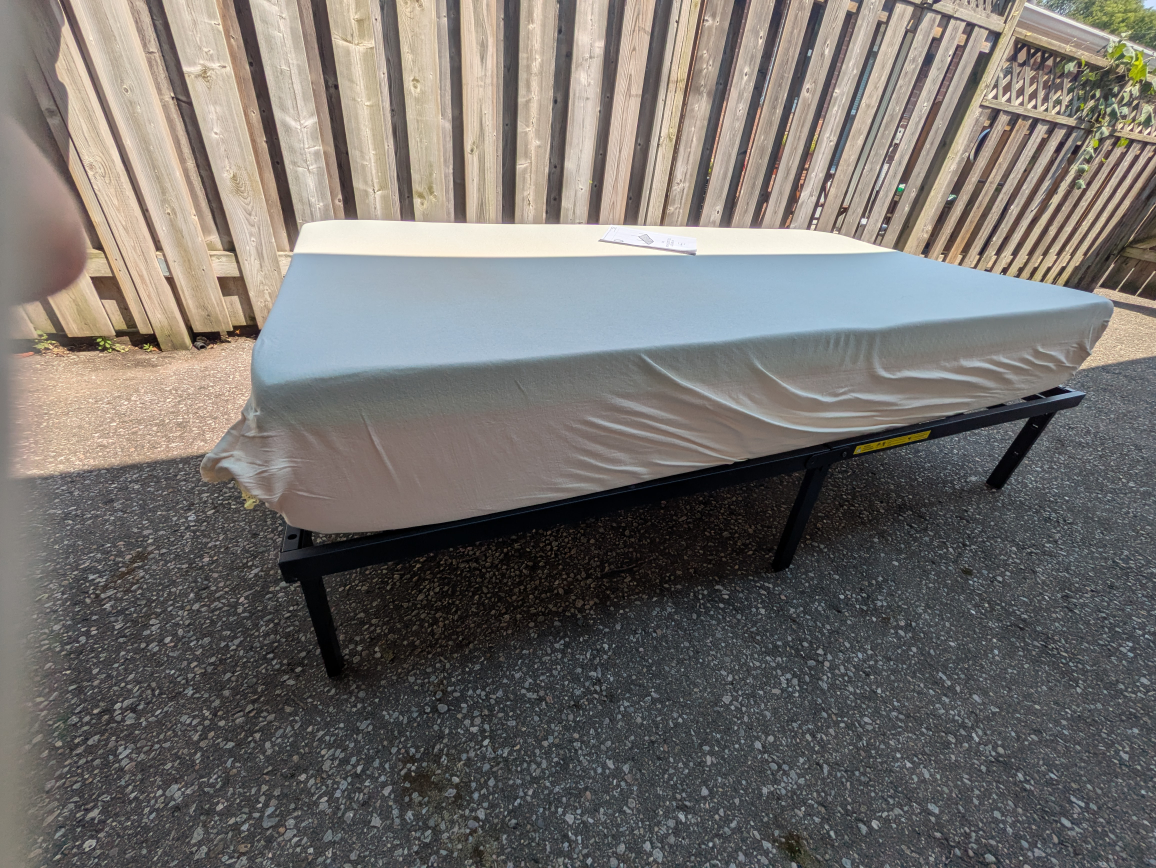 Mainstays 14" Heavy Duty Steel Slat Bed Frame (Twin)