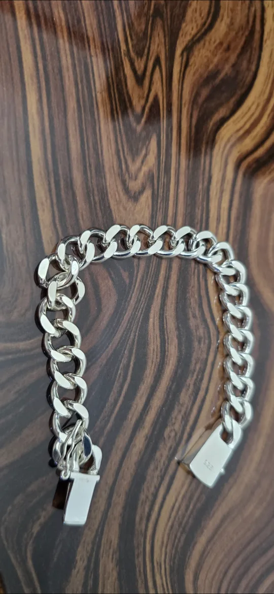 Sterling Silver Cuban Link Bracelet thumbnail