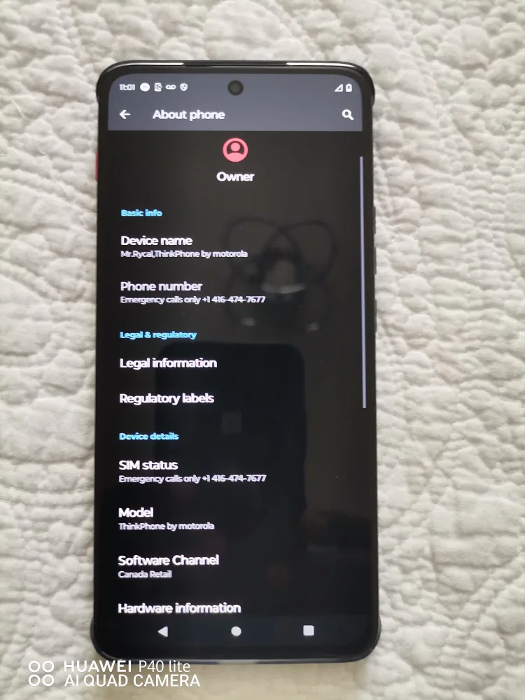 Motorola ThinkPhone 256GB Volcanic Grey - Like New! image indicator(6)