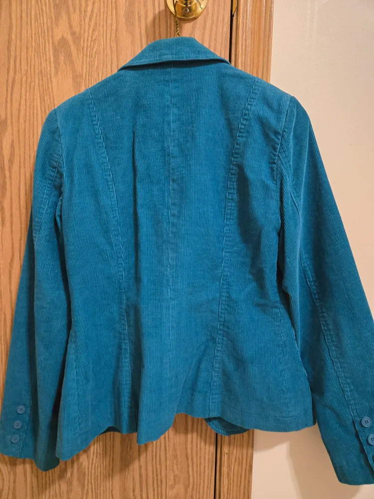 Nevada Teal Corduroy Blazer - Size XS image indicator(2)