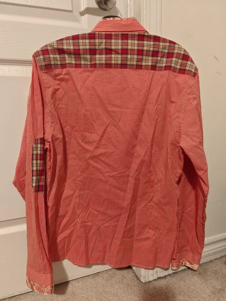 Lemon Tree Red Striped Button-Down Shirt - Energie image indicator(2)