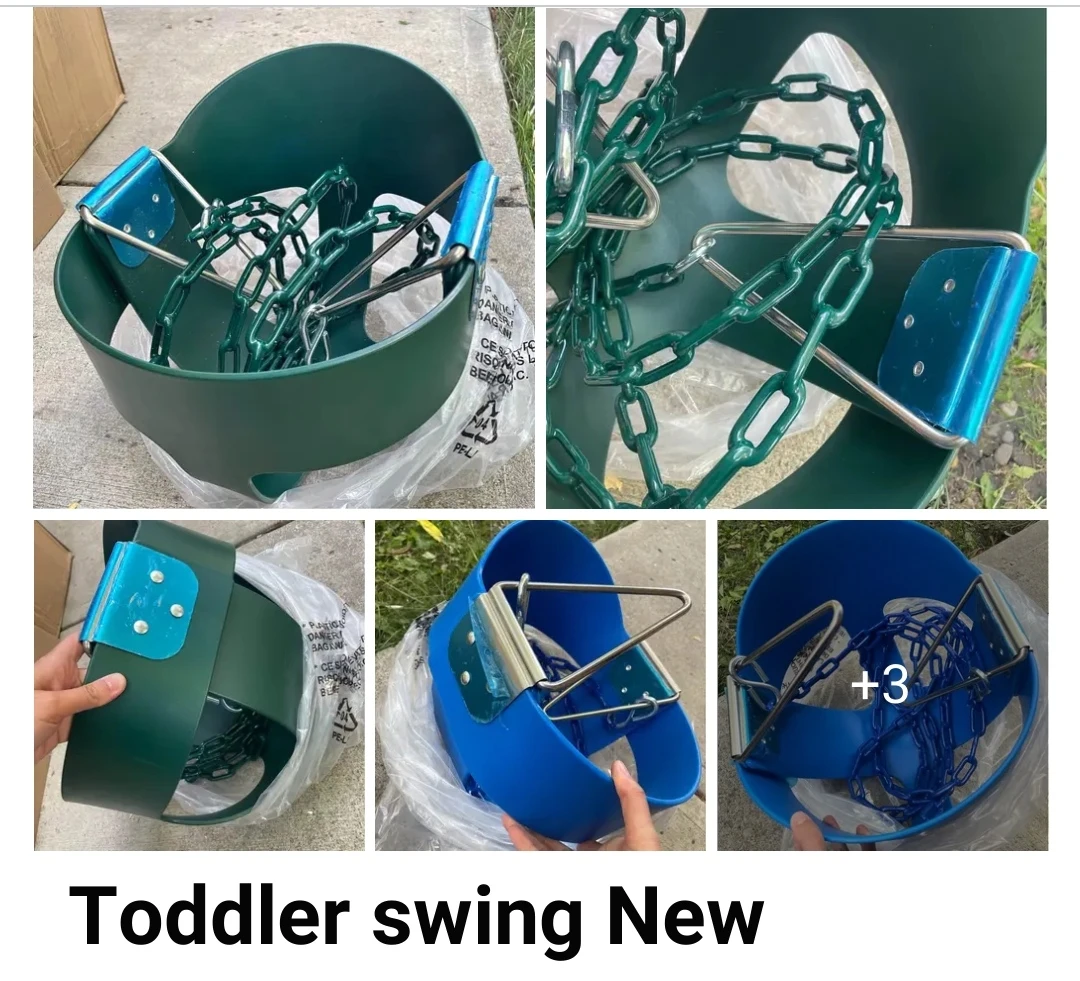 New Toddler Swing - Yellow Blue