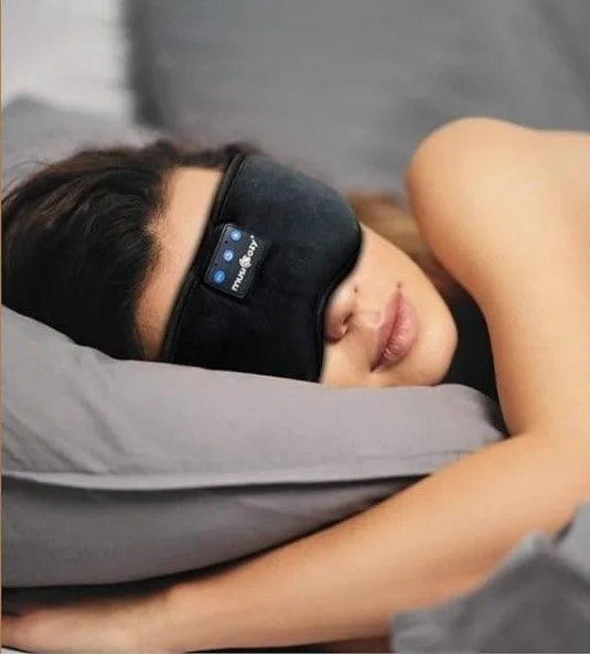 🧡 NEW Wireless Bluetooth Music Sleep Mask image indicator(9)