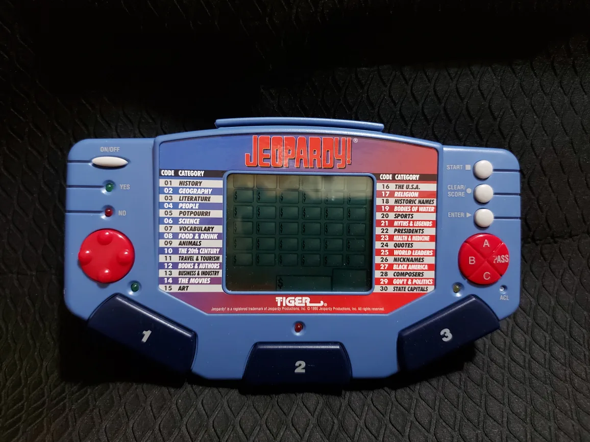 Tiger Electronics Jeopardy! Handheld Game thumbnail