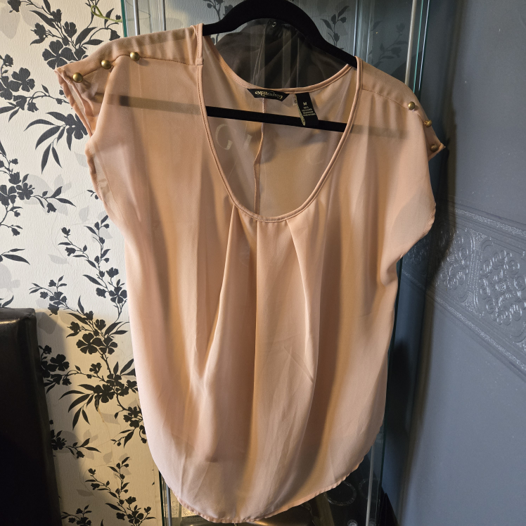 Peach Blouse - Size M