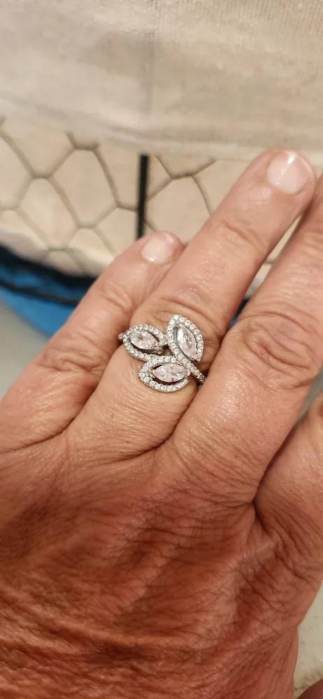 Charmed Aroma Sterling Silver Ring with Marquise image indicator(4)