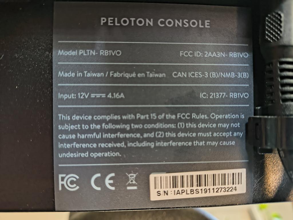 Peloton Console PLTN-RB1VO - photo 5