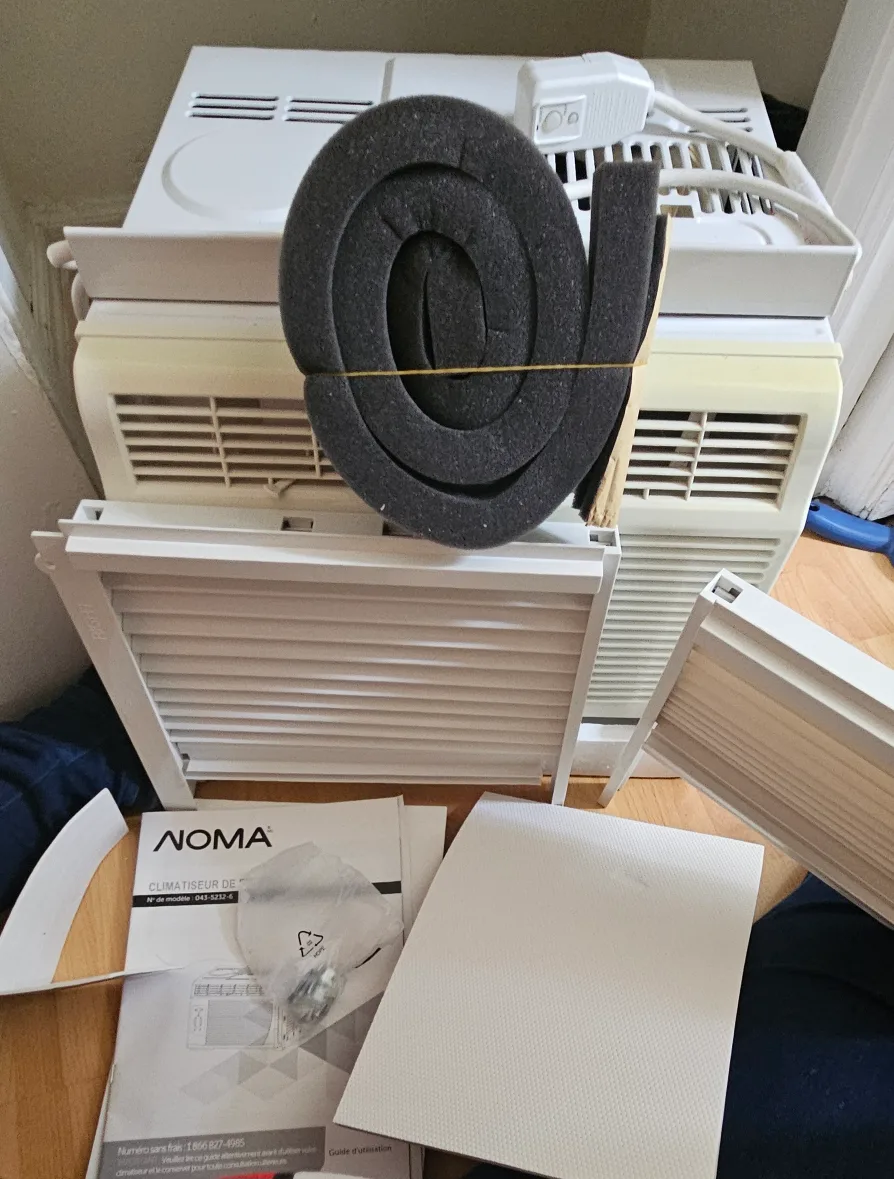 Noma 4-in-1 ENERGY STAR® 5,000-BTU Window AC w/Remote image indicator(2)