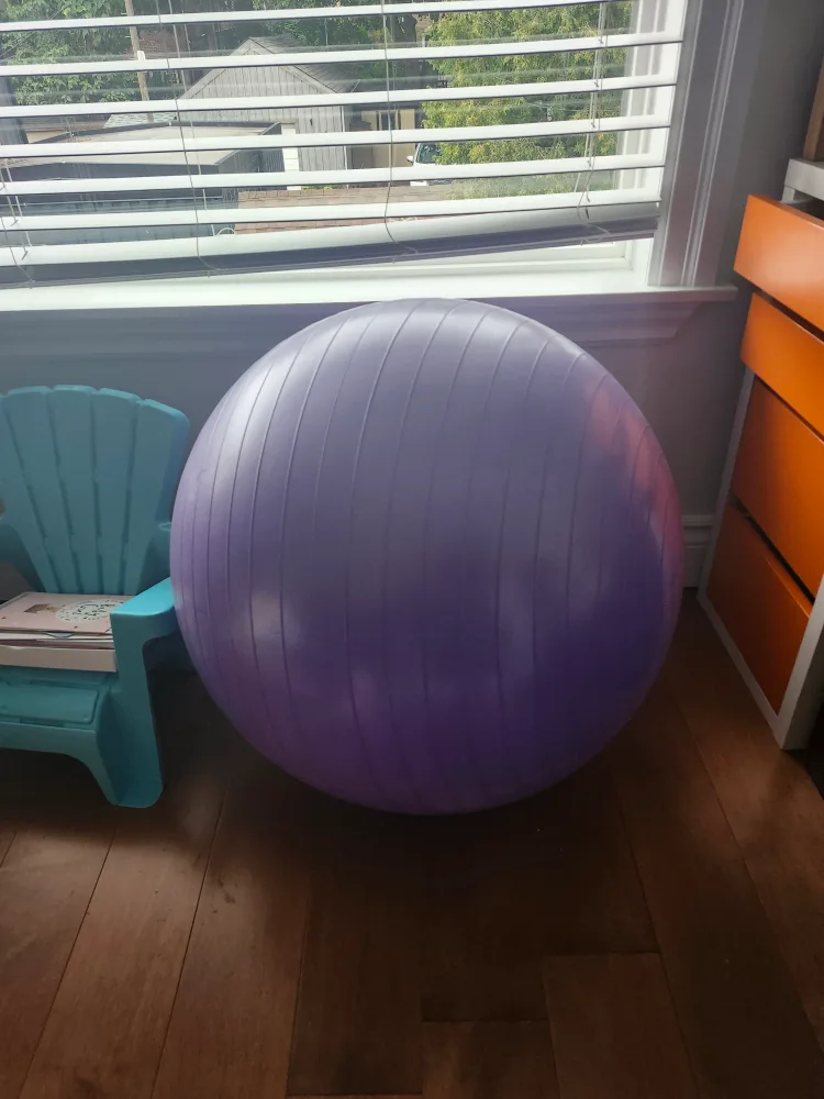 Fitvids Purple Exercise/Yoga Ball thumbnail