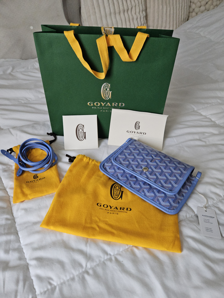 Goyard 2025 Limited Edition Plumet pouch wallet (Iris color)