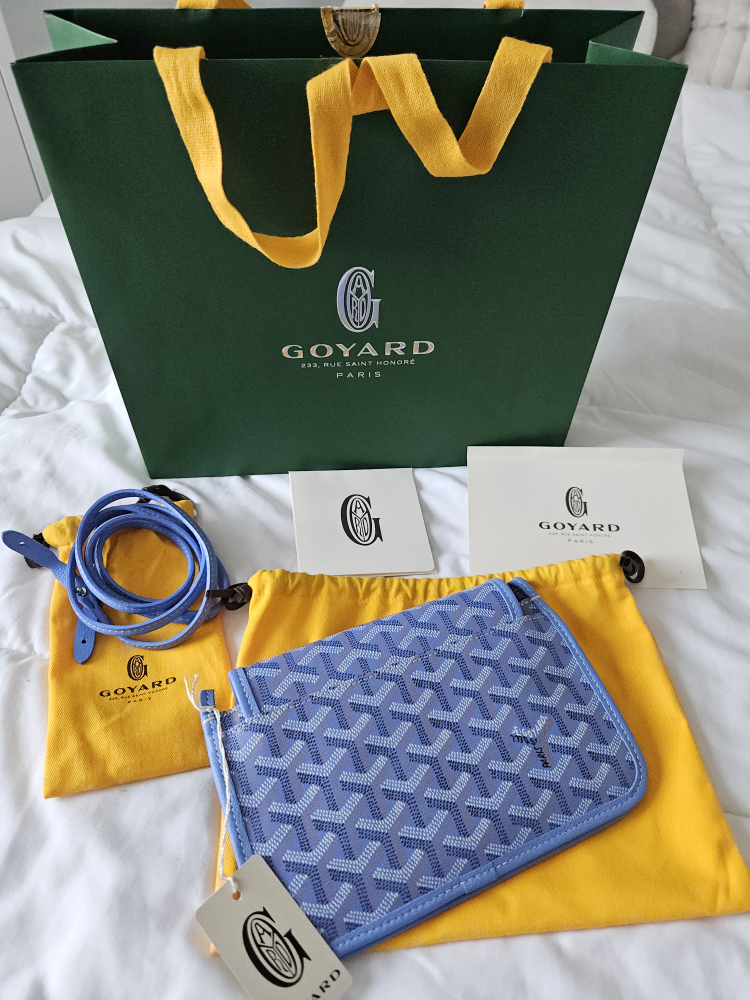Goyard 2025 Limited Edition Plumet pouch wallet (Iris color) - photo 5
