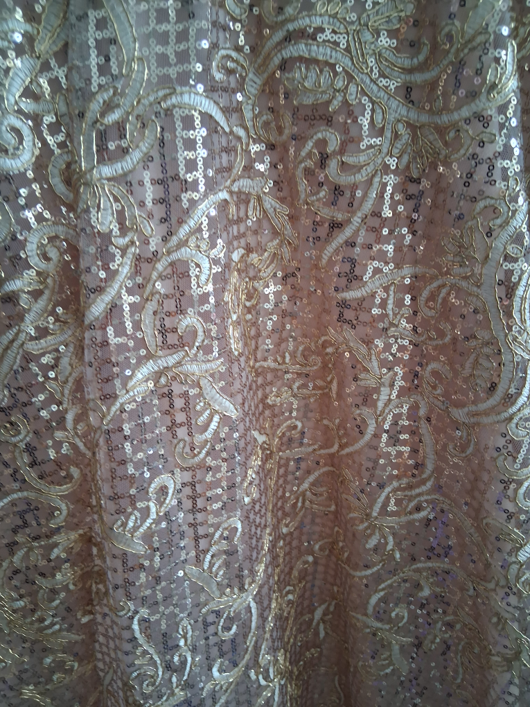 Elegant Sequin Evening Gown _ size small - photo 4