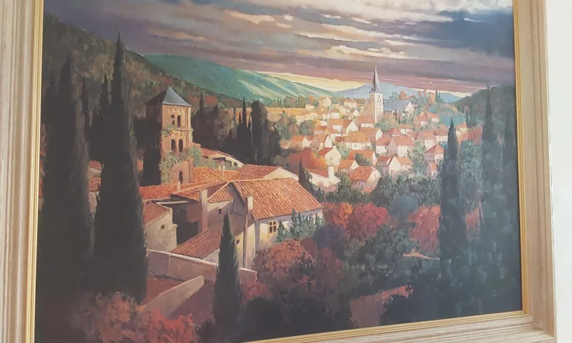 oil painting  Italian Tuscany scenery image indicator(4)