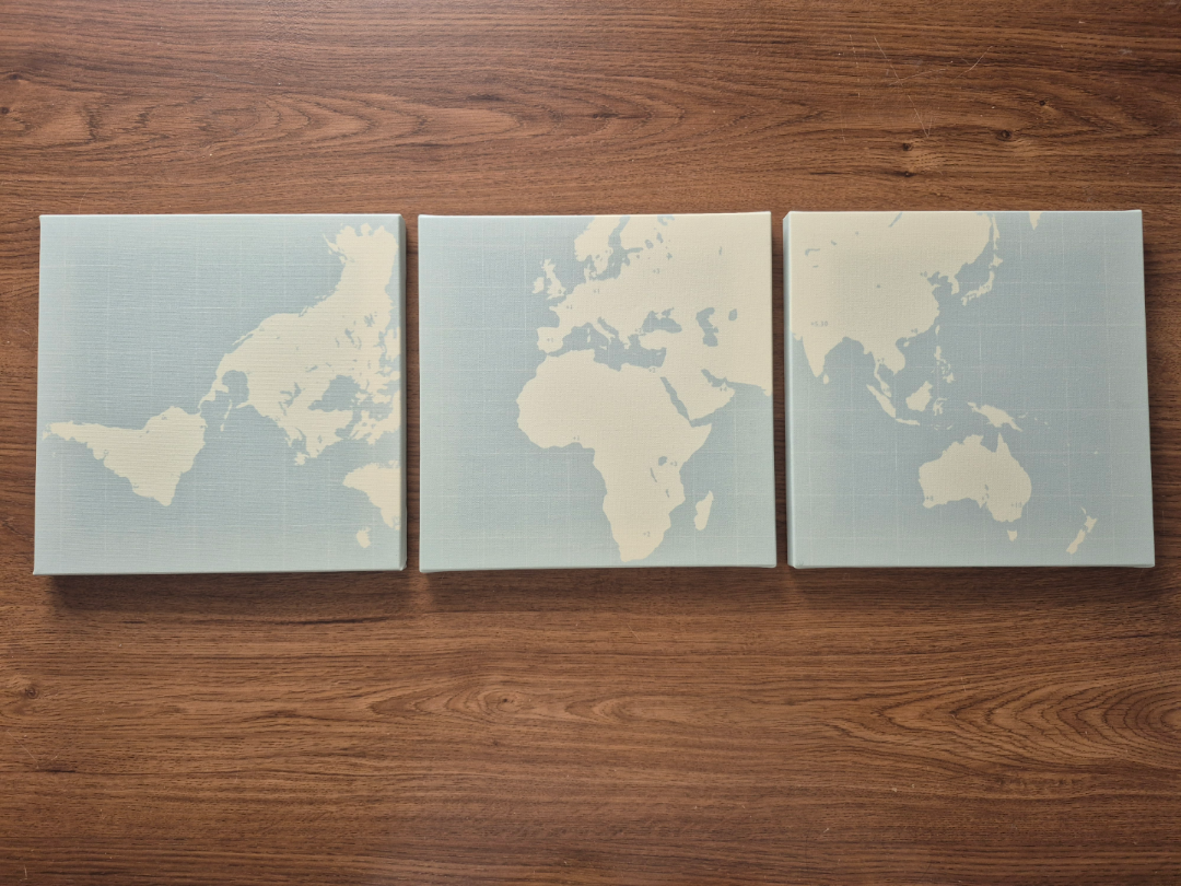 IKEA PHATTERYD Earth Map – Set of 3