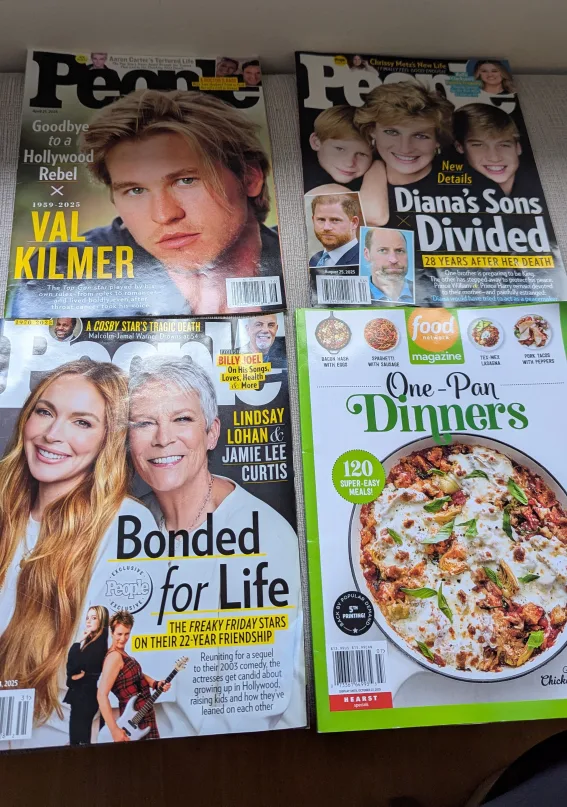 Brand New Variety of Magazines - People, Food Network thumbnail