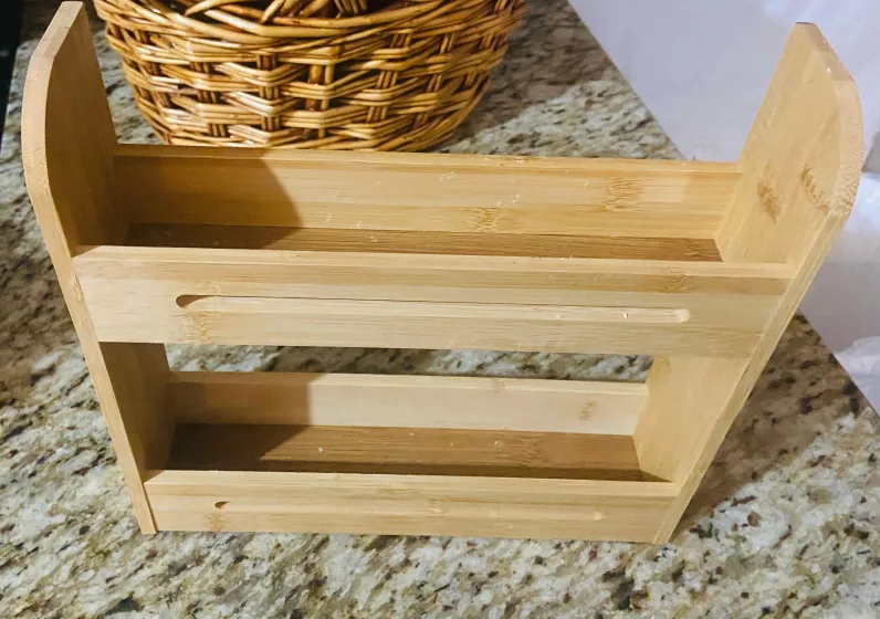Bamboo Spice Rack Organizer thumbnail
