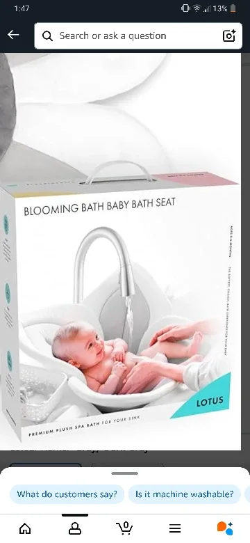 Blooming Bath Lotus Baby Bath Seat thumbnail
