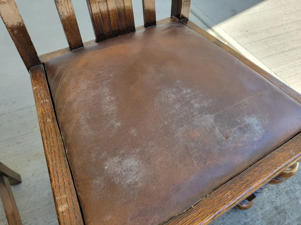 Antique Oak Dining Chairs - Set of 3 image indicator(3)