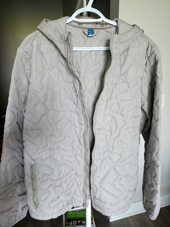 Beige Quilted Jacket