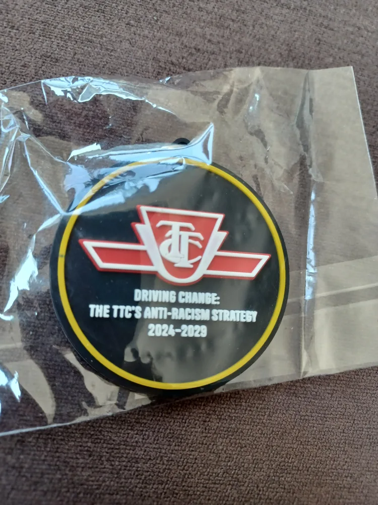#freecycle TTC Anti-Racism Strategy Keychain thumbnail