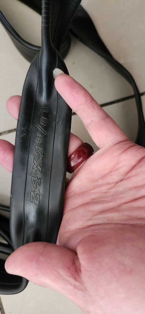 24x1-3/8 Bike Inner Tube - Schrader Valve, 2 pc, new - photo 2