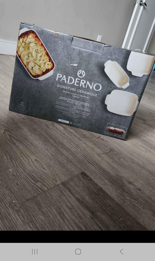 Paderno Signature Céramique 4-Piece Baking Dish Set