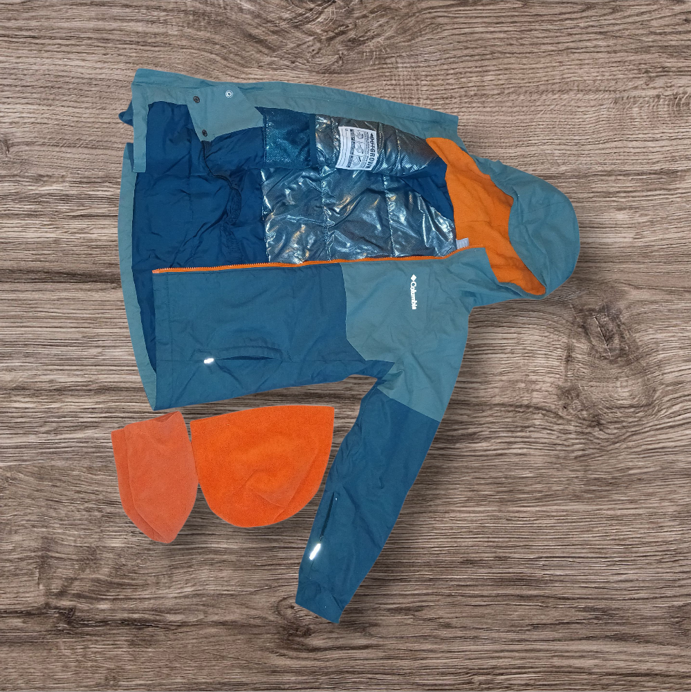 Columbia Jacket, Blue and Orange