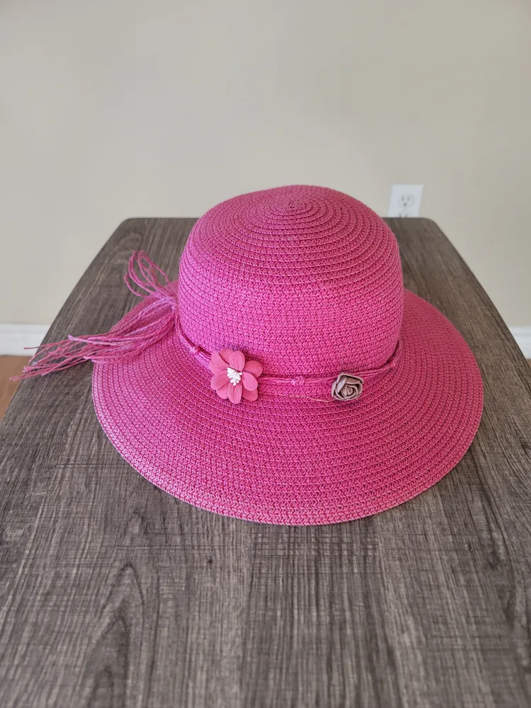Pink Floppy Sun Hat thumbnail