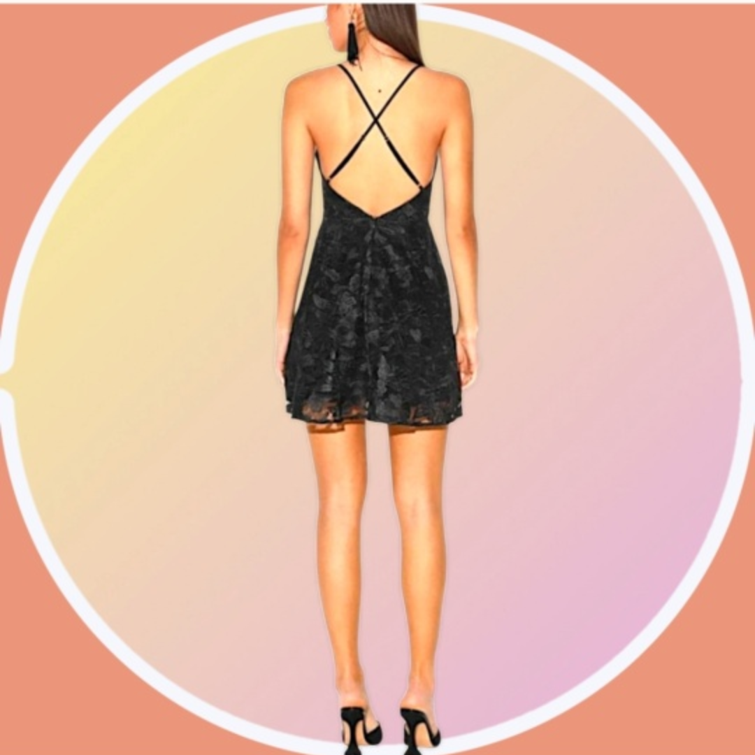 NWOT XL Prom, Party, Cocktail Lulu's Floral Skater Mini Dress - photo 3