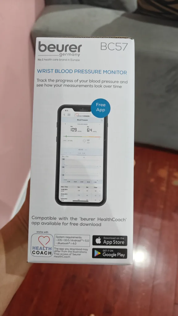 Beurer BC57 Wrist Blood Pressure Monitor - New in Box image indicator(4)