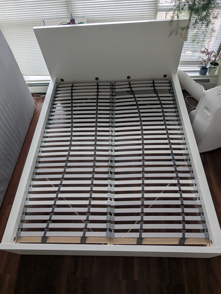 White Bed Frame from IKEA. Malm Queen