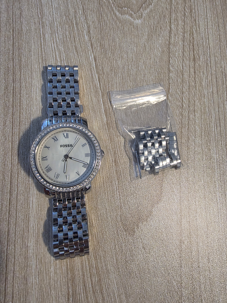 Fossil Women's Silver-Tone Bracelet Watch