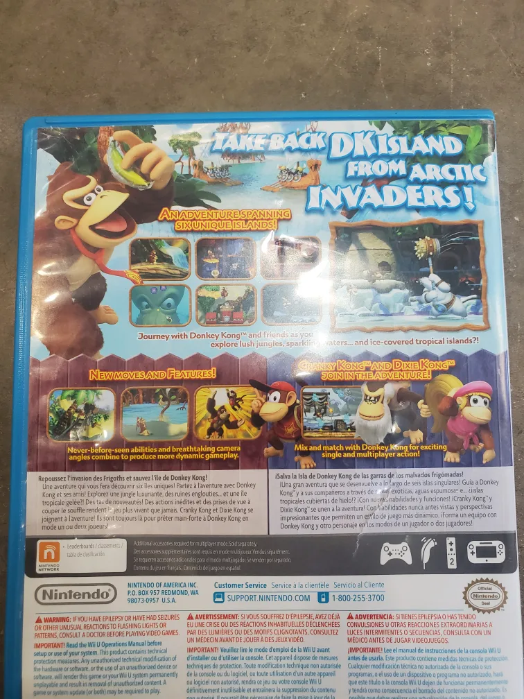 Donkey Kong Country: Tropical Freeze - Nintendo Wii U Game image indicator(2)