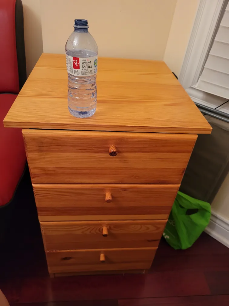 Wooden 4-Drawer Dresser thumbnail