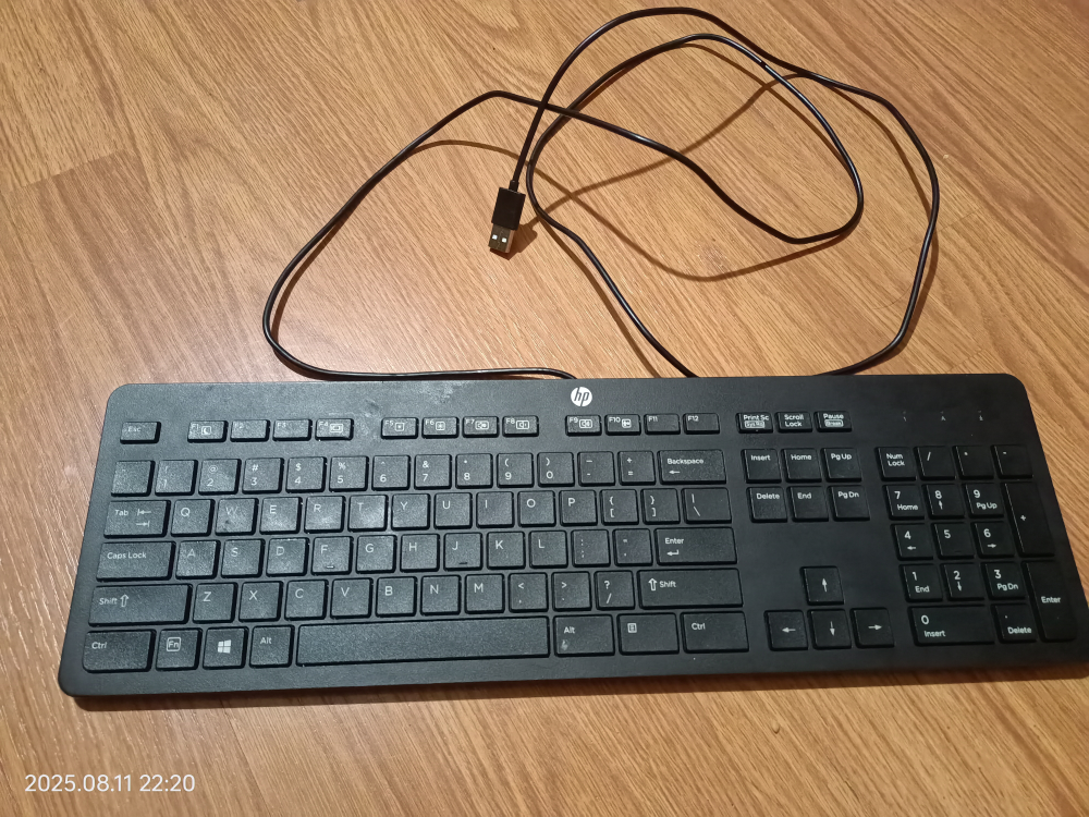 HP Wired Keyboard - Black - photo 3