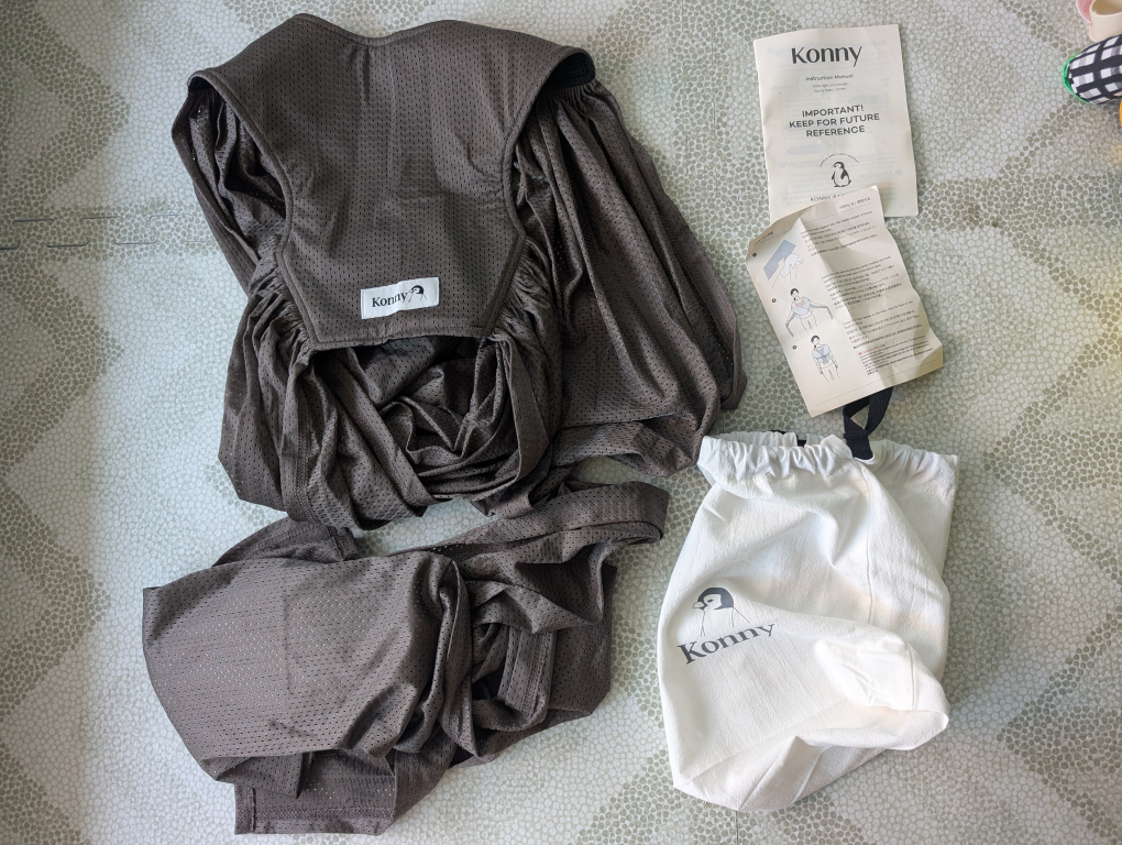 Konny Baby Carrier AirMesh Mocha size L