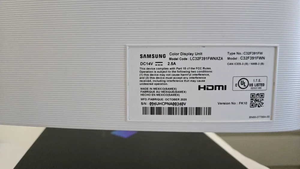 Samsung C32F391FWN 32" Curved Monitor image indicator(4)