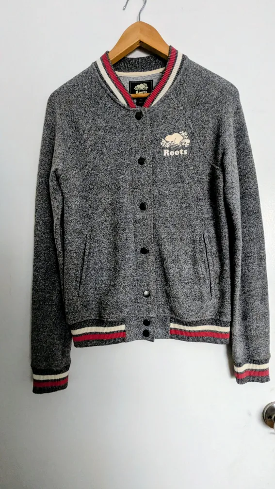 Roots Canada Varsity Jacket - Size Small thumbnail