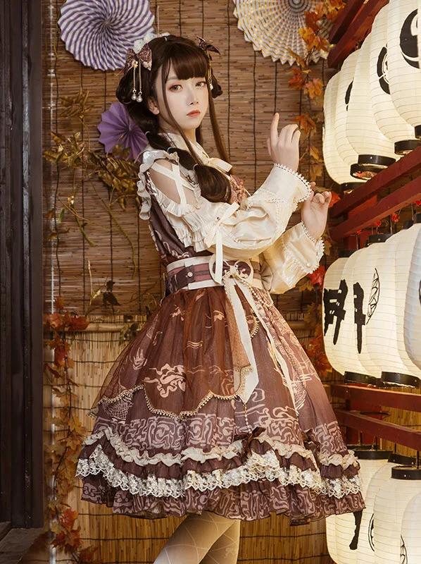 Glitzy Wonderland Lolita classic Dragon Rhyme style image indicator(2)